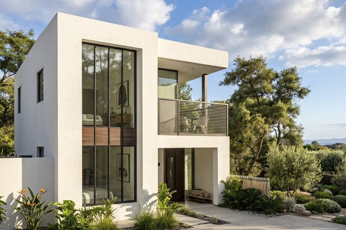 Modern home exterior
